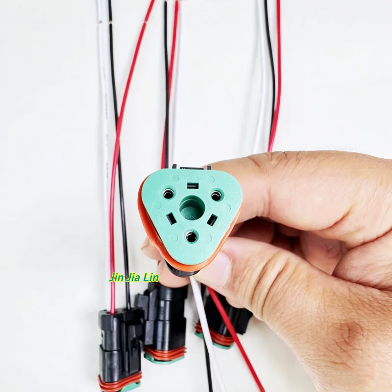 Rail Pressure Sensor Connector Plug For Cummins Engine Triangle Diesel Common Rail Wiring Harness Connector