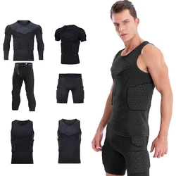 Rugby Anti-Collision Clothing Integrated Baseball American Football Goalkeeper Safety Pants Chest Hip Thigh Protector Pads