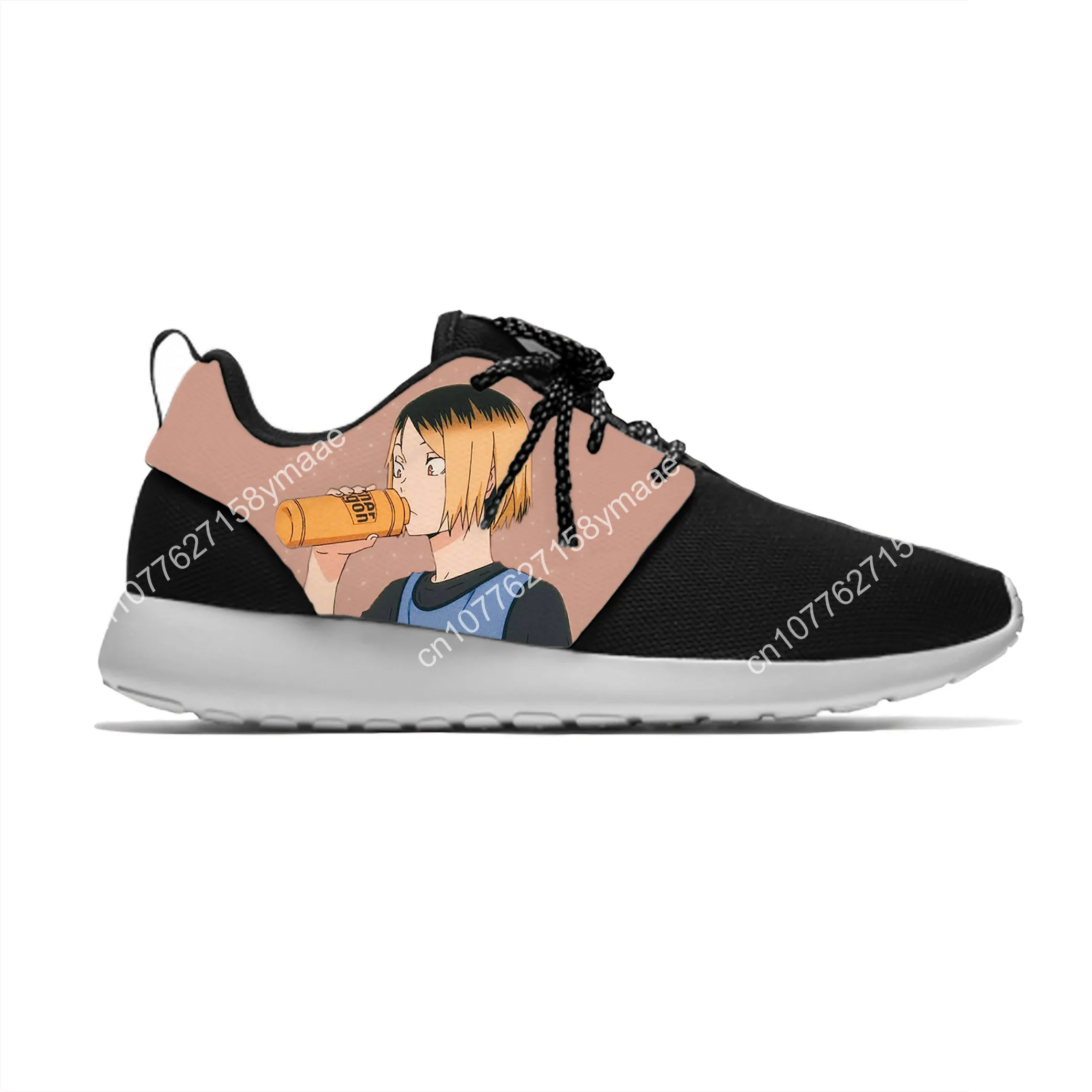 Hot Japanese Manga Haikyuu Kozume Kenma Kuroo Casual Cloth Shoes Lightweight Men Women Summer Classic Mesh Sports Shoes Sneakers