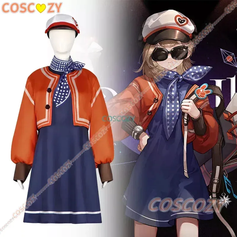 2025 이이리 리버스 1999 레굴러스 코스프레 의상 가발 게임 유니폼 드레스 재킷 스타킹 선글라스 모자 할로윈 파티 여성 역할극