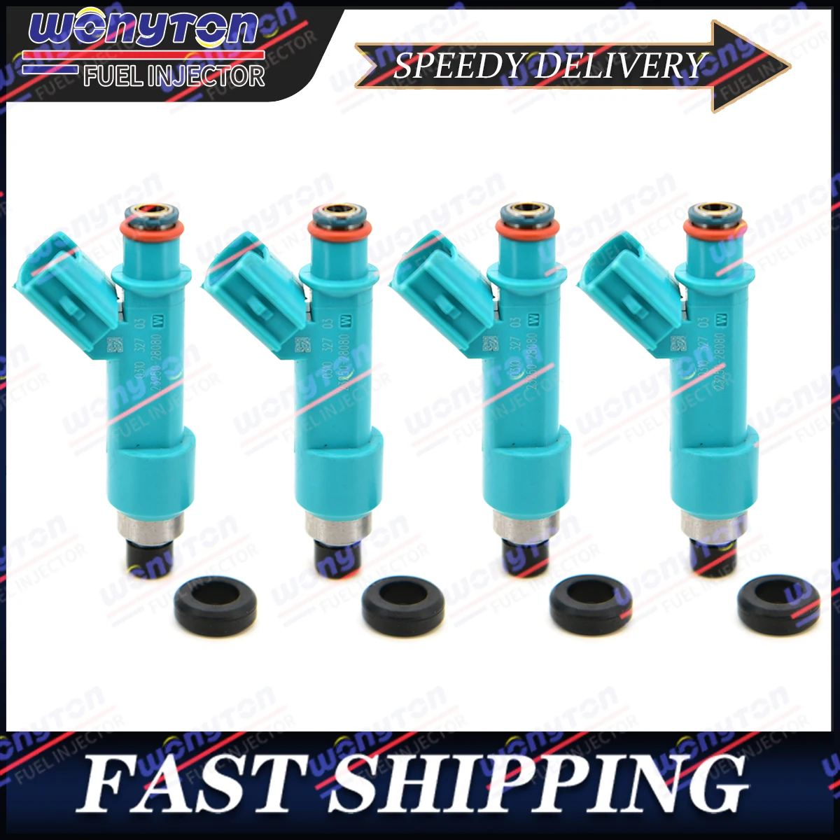 

4Pcs Fuel Injectors 23250-28080 for Toyota Camry Corolla RAV4 Scion 2005-2010