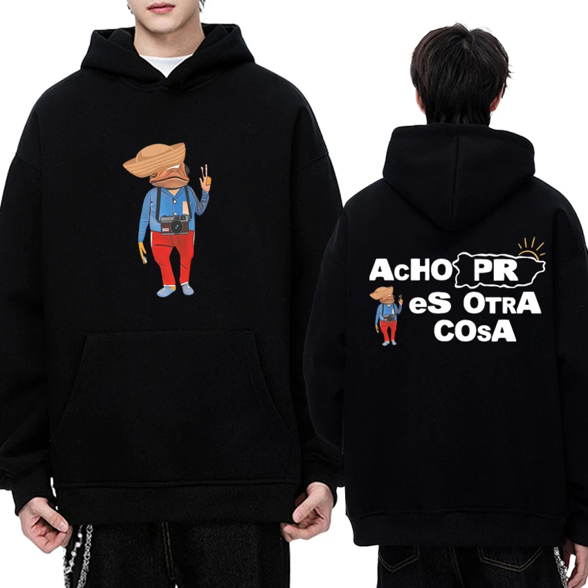 

Singer Bad Bunny Debi Tirar Mas Fotos printed Hoodie Men women harajuku Cartoon Sweatshirt Unisex Fleece Long sleeve pullovers