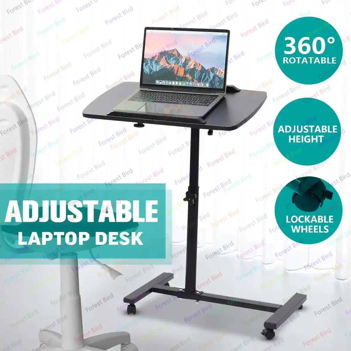 Removable Adjustable Laptop Desk Foldable Computer Table Rotate Laptop Notebook Stand Bedside Sofa Bed Lazy