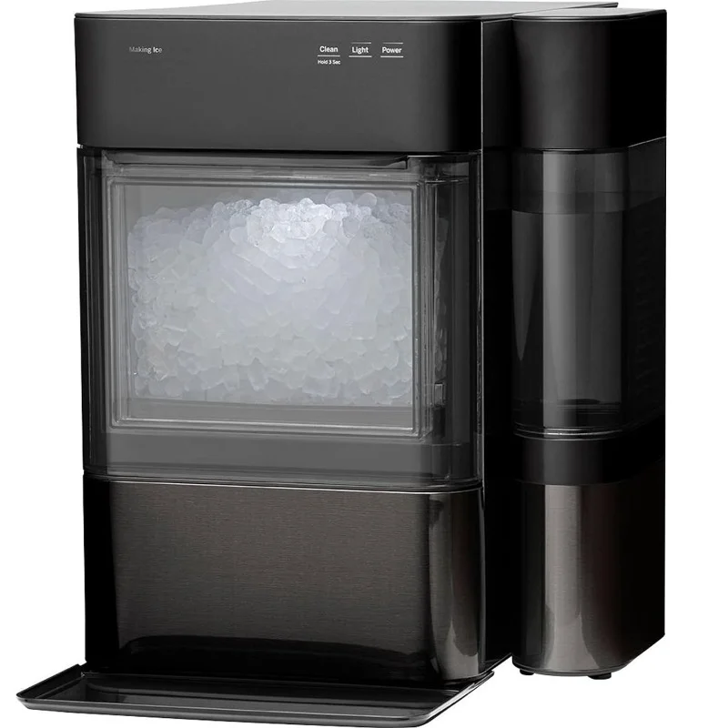 Gallon Tank, Chewable Crunchable Countertop Nugget Ice Maker, Scoop included, 38 lbs in 24 hours, Pellet Ice Machine