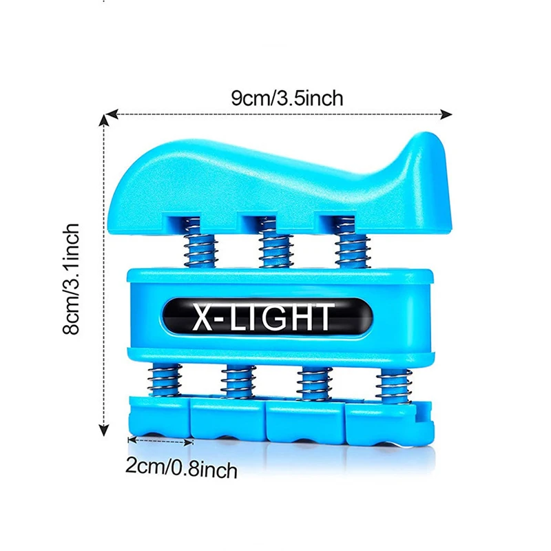 Portable Two Hand Grip Finger Trainer Two Way Hand Strengthener Finger Rehabilitation Segmental Hand Grip Training Tool