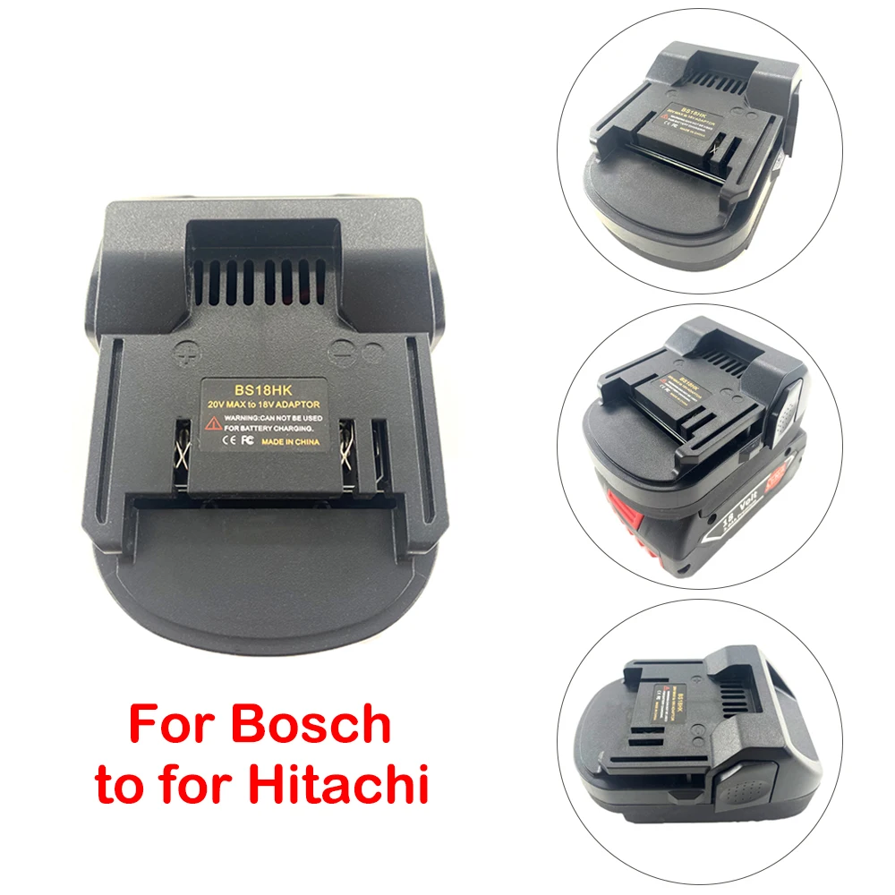 2Pcs Battery Adapter For Bosch For Makita Convert To for Hitachi / Hikoki 18V Batttery Power Tool Use BL1840 BSL1850 BL1860B