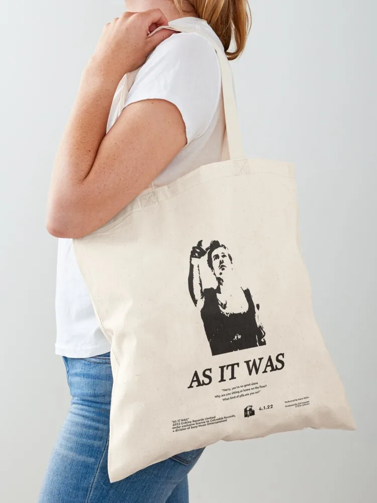

As It Was Tote Bag cute tote bag shopping cart bags cute pouch bag great