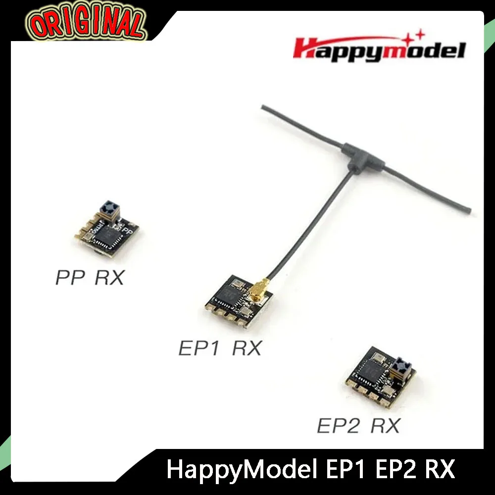 

HappyModel EP1/EP2 2,4G ELRS Nano-приемник — высокая чувствительность большого радиуса действия, подходит для модуля ES24TX, для радиоуправляемого самолета FPV LR4/LR7 Drone