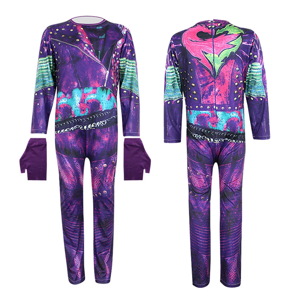 Cross-Border Halloween Descendants3 Jumpsuit Tight Costume Stage Performance Clothes Offspring