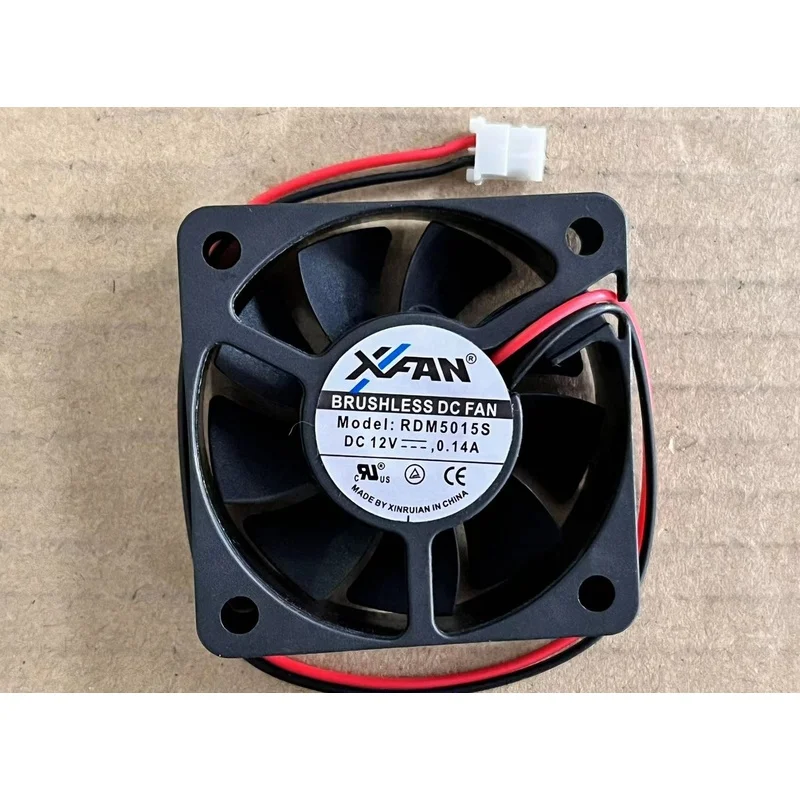 MY For XFAN 50*50*15MM 12V 0.14A RDM5015S Motorcycle Charger Cooling Fan 2PIN