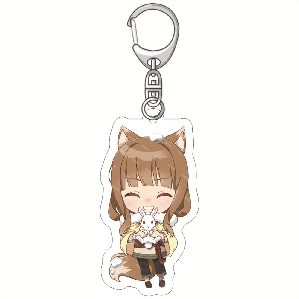 Spice and Wolf Acrylic Stand Figure Doll Anime Keychain Keyring Pendant for Gift