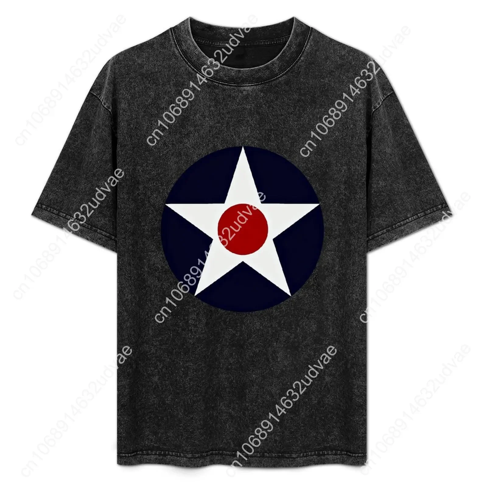 US Army Star Roundel for Vehicles Retro T Shirts Mans Womans Vintage Tshirt Short T-shirt Custom Tops Unisex Clothes Tshirt