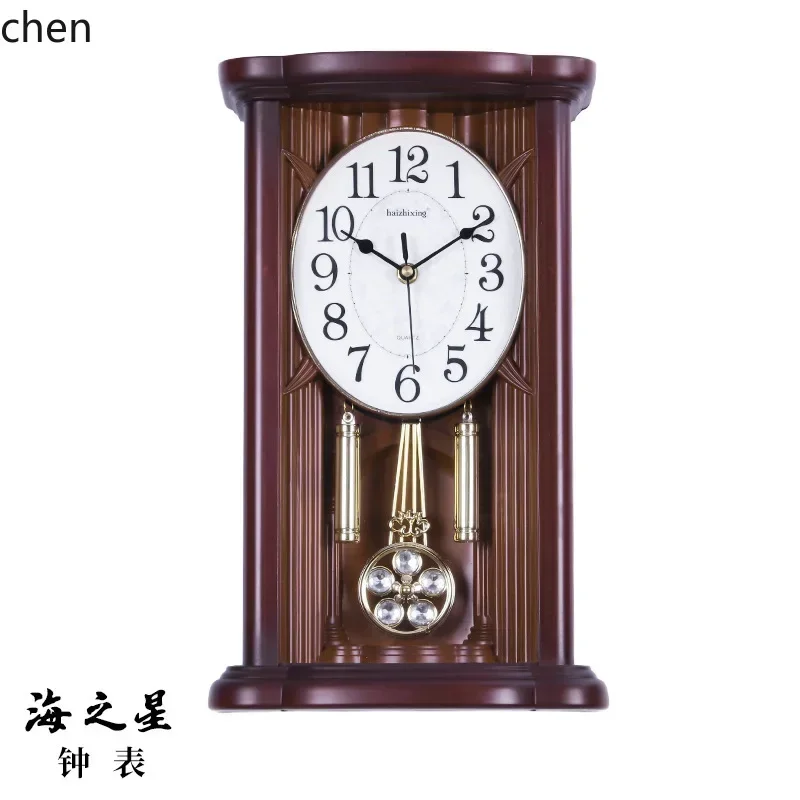 GZ-1  Large Vintage Table Clock High-End Retro Musical Clock Desktop Ornament With Time Telling Function