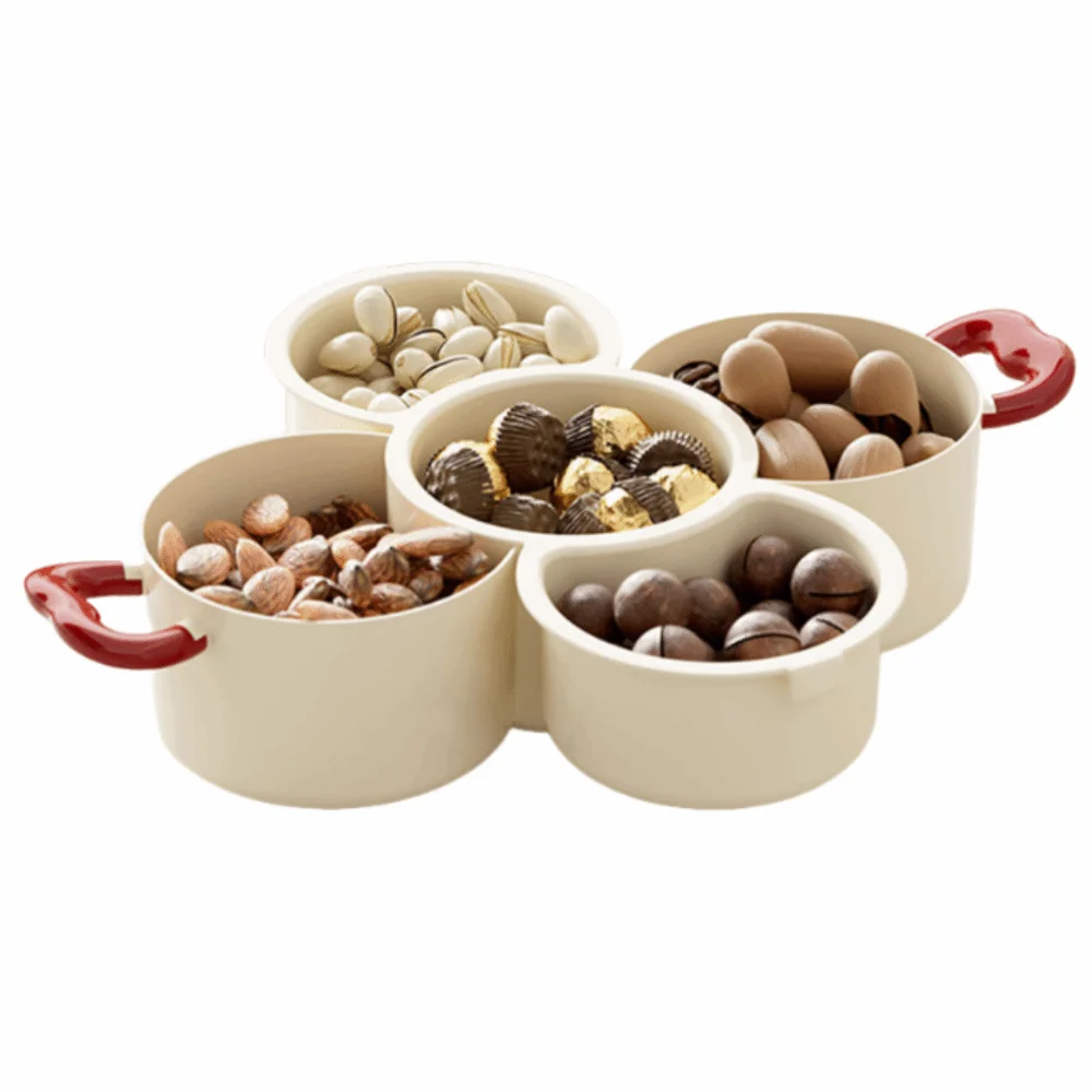 

2 in 1 Dried Fruit Plate Creative with Drainer Fruit Washing Basin Multi-function Large Capacity Snack Storage Box