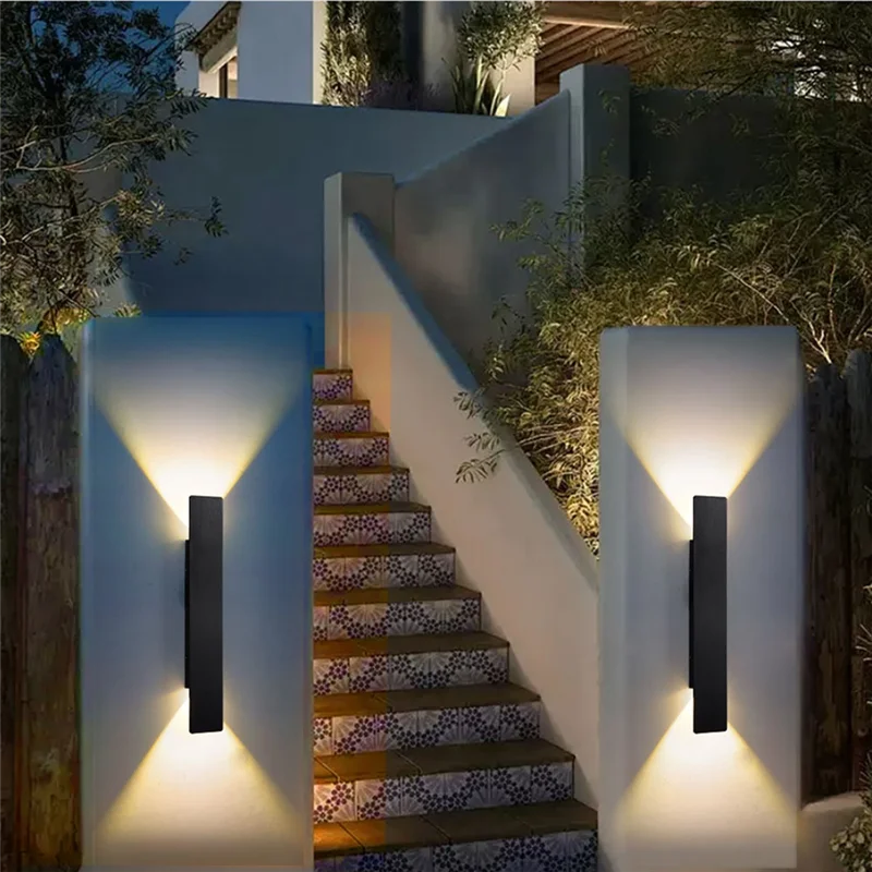 

【Space-Saving】LED Indoor Outdoor Wall Lamps Up And Down Wall Lights Living ROOM Bedroom Wall Scorce Waterproof Wall Light Fixtur
