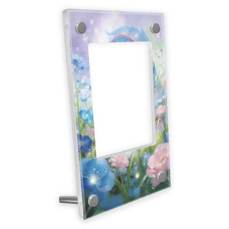 Art Display For Pokemon Cards PTCG Galarian Rapidash Anime Game Collection Expand Keychain Self Made Acrylic Protective Case Toy view 5