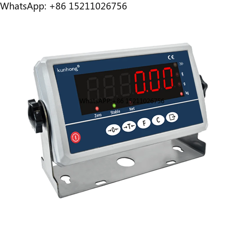 KH-2199-F1 Indicador de pesagem digital de comunicação com display LED de alta precisão para balança de piso