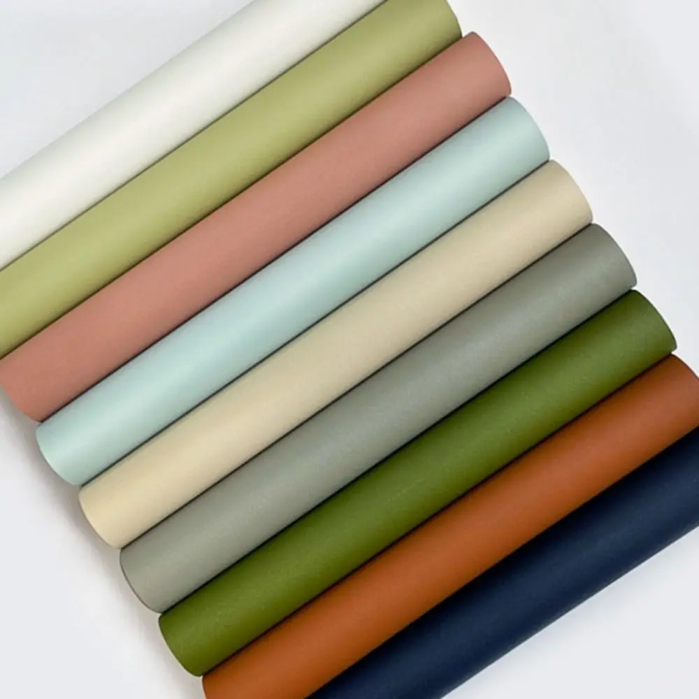 Simple Protection Eye Student Desk Mat Oil-proof Solid Color Coffee Table Mat Non-slip Leather Computer Desk Mat