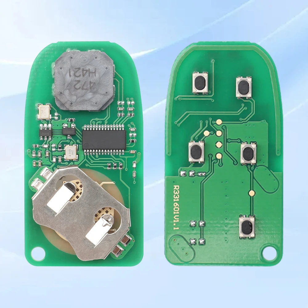 Lixiang Keyless Go 433Mhz 4A Chip GQ4-54T 3/4/5 BTN Remote Smart Key for Jeep Cherokee 2014 2015 2016 2017 2018 2019 2020-2023