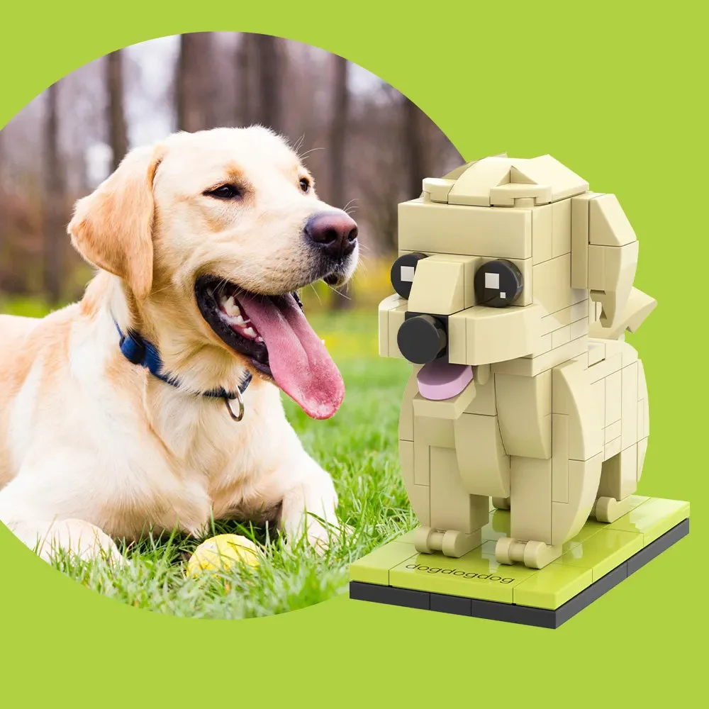 

Customization Character My Custom Brickfigures Small Particle Building Blocks Granules Photo Dog Pet Gifts For Children