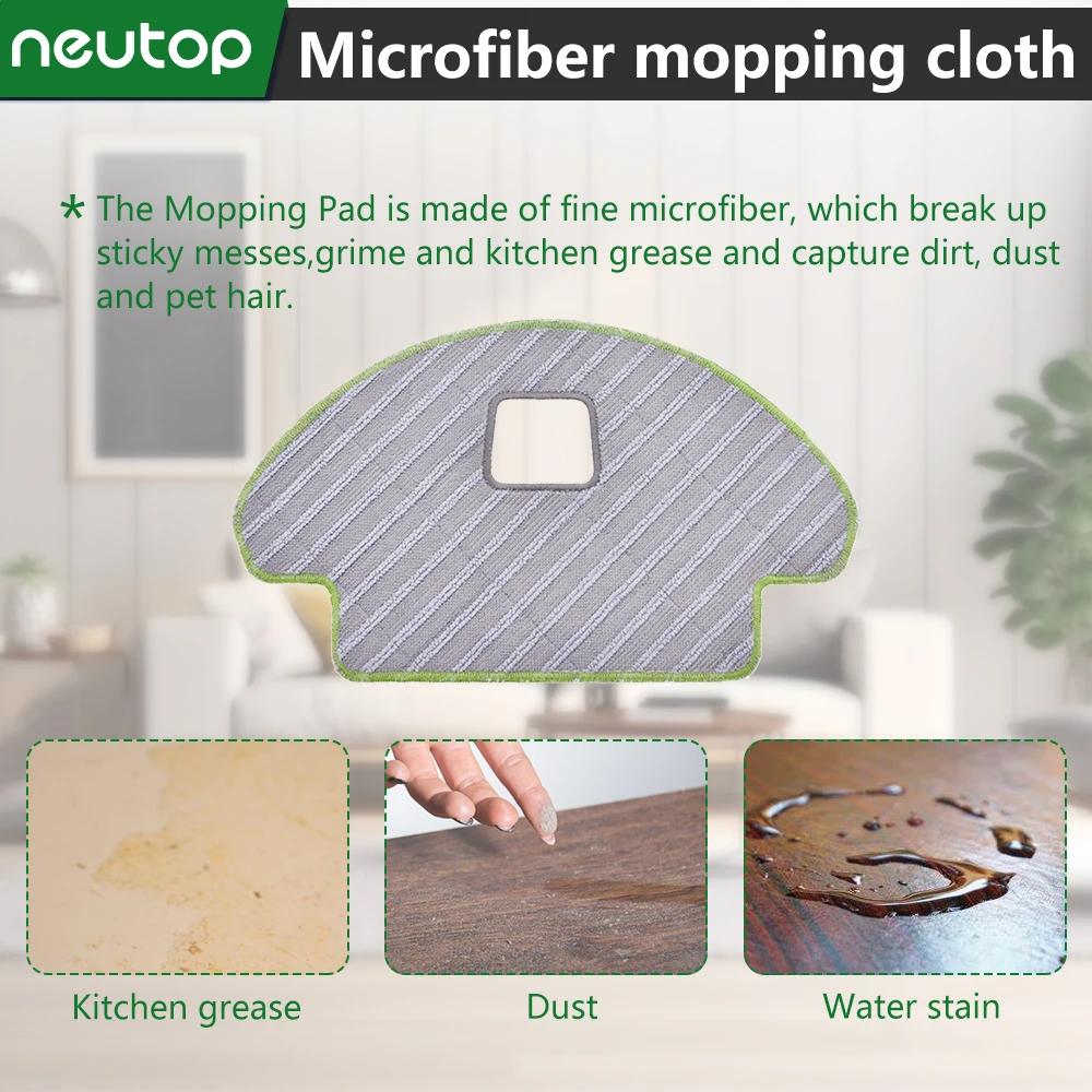 Main Roller Side Brush Filtros Mop, Peças de aspirador, Acessórios de substituição, Compatível com Irobot Roomba Combo 113, R113840