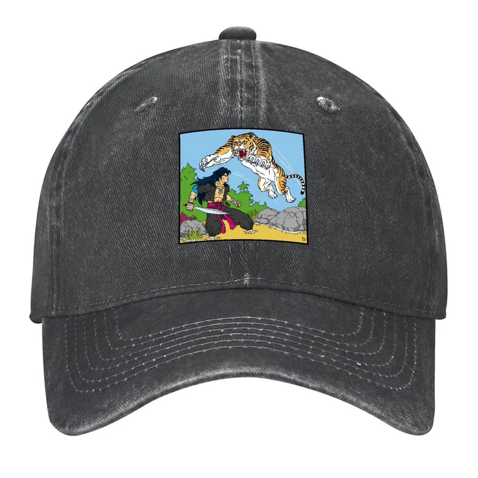 

Hmong Tiger Baseball Cap Golf Hat Man Military Tactical Cap Hat Man For The Sun sun caps Men Golf Wear Women's