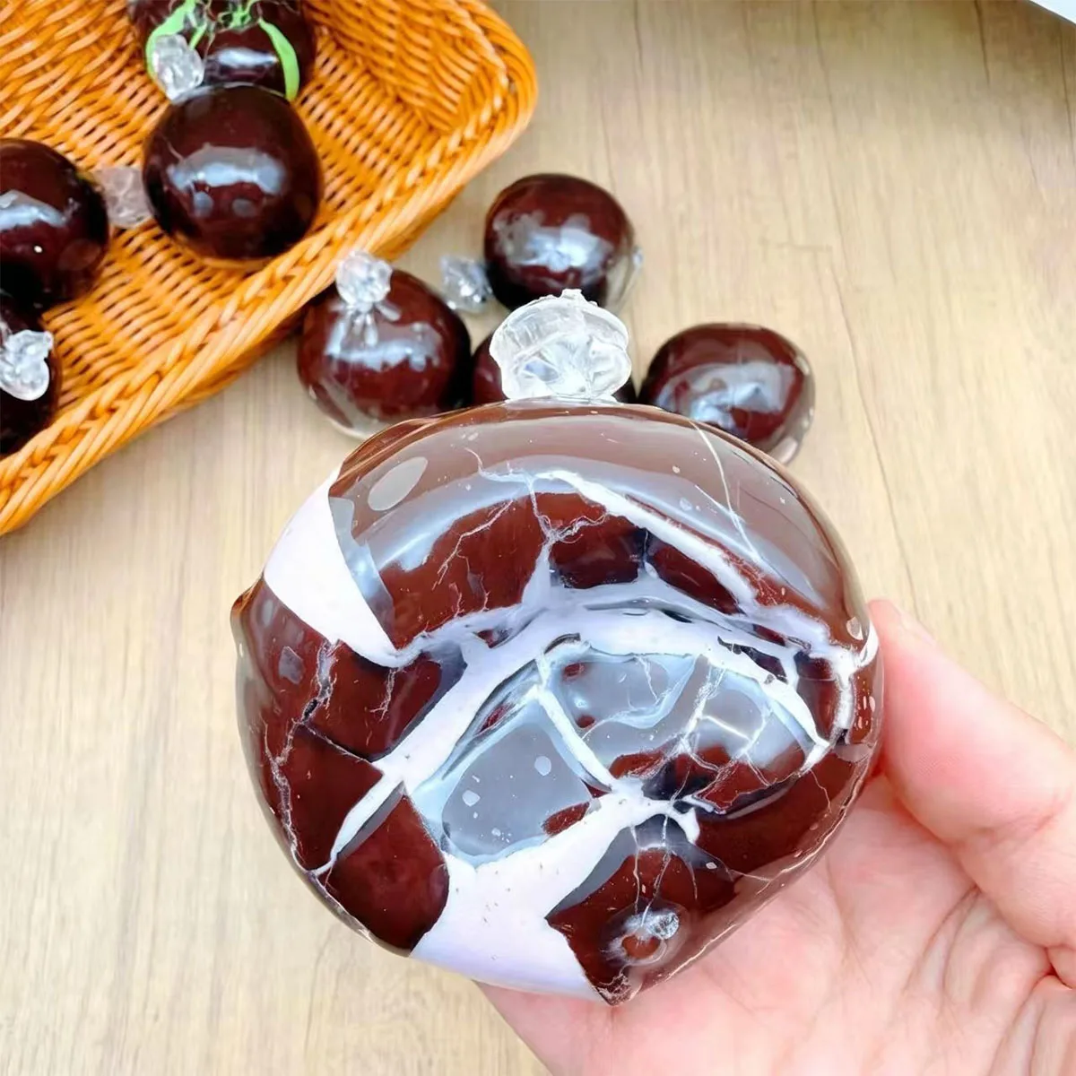 New Crunchy Chocolate ASMR Handmade Ball Stress Anxiety Relief Slow Rebound Squishy Squeeze Sensory Fidget Gifts For Adults