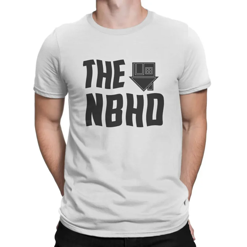 Men T-shirt band rock funny 100% cotton tee shirt short sleeve The NBHD neighbor T shirt o neck clothing party