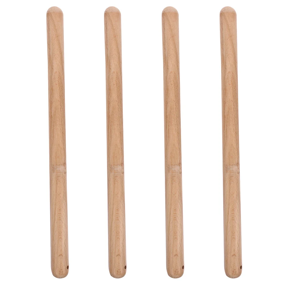 4Pcs Taiko Drumsticks Wooden Drum Sticks for Marching Band Practice Percussion Rhythm Sticks Marching Drumsticks