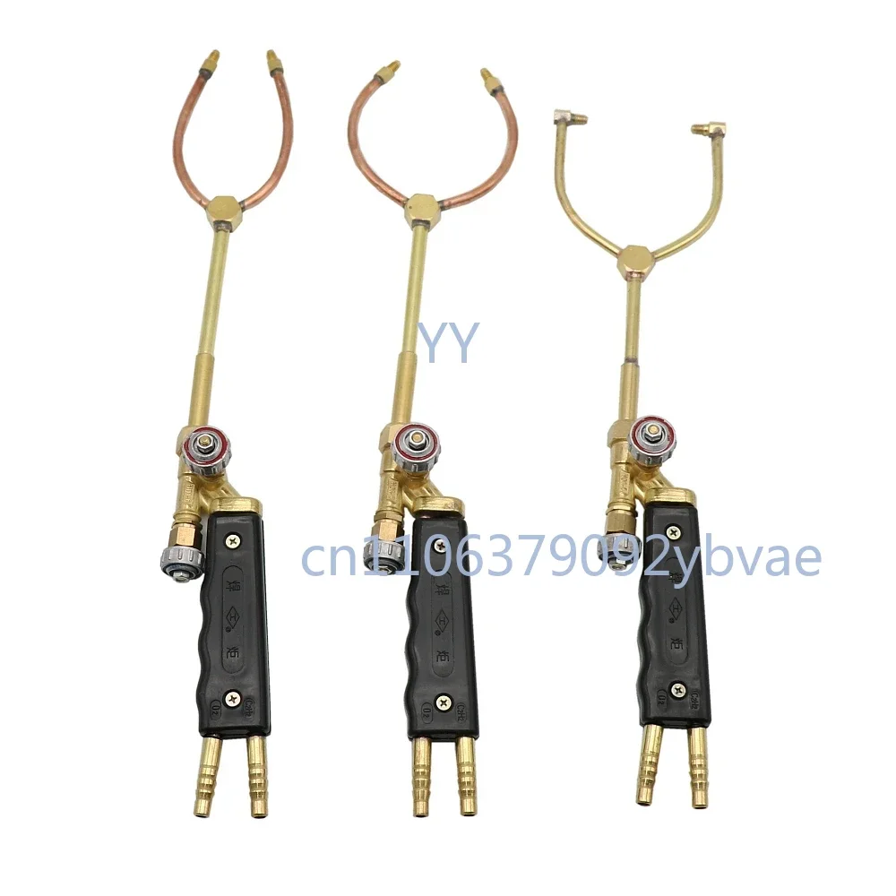 H01-6 Oxygen-Acetylene Oxygen-Propane Welding Torch Soldering Gun Double Head Torch For Air