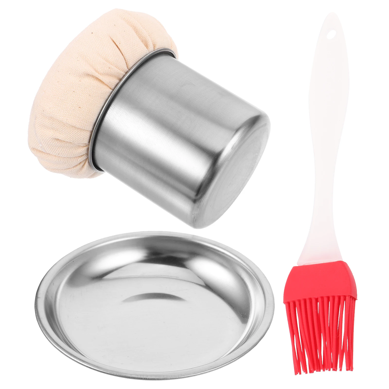 

Oil Wiper Brush Pancake Maker Spreader Tool Kitchen Crepe Accessories Metal Oil Brush Cooking Applicator Wear Resistant Mop