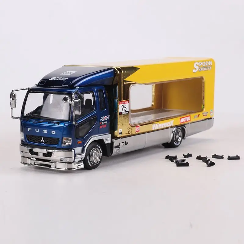 GCD 1/64 Mitsubishi Fuso MK2 Lepel Legering Speelgoed Motorvoertuig Diecast Metaal Model Geschenken