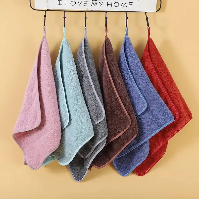 

1pcs Thickened Adult Bath Towel Household Quick Dry Cleaning Face Towel Microfiber Towels Gift