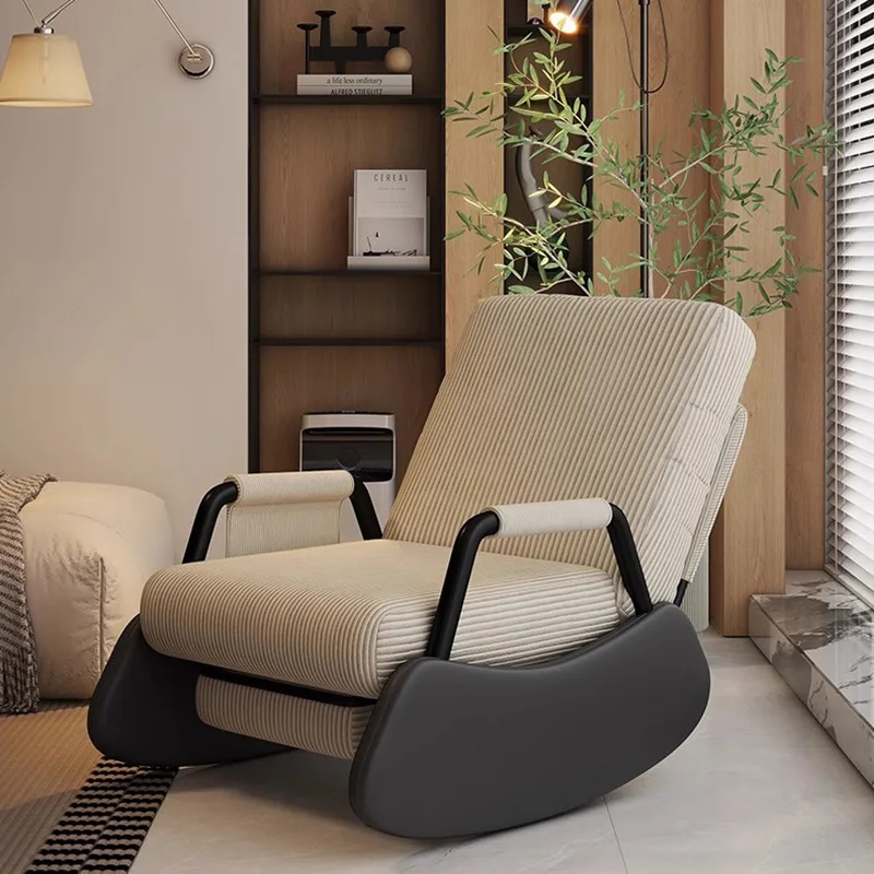 Lendensteun Witte stoel Scandinavische stijl Kantoorkamer Lezen Luie stoel Relax Comfy Sillones Modernos Para Sala Huismeubilair