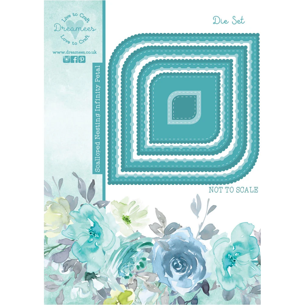 July 2026 New Dreamees Vintage Floral Border Dies & Xmas Sentiment Stamp Metal Cutting Dies DIY Handmade Photo Album Scrapbook image 3