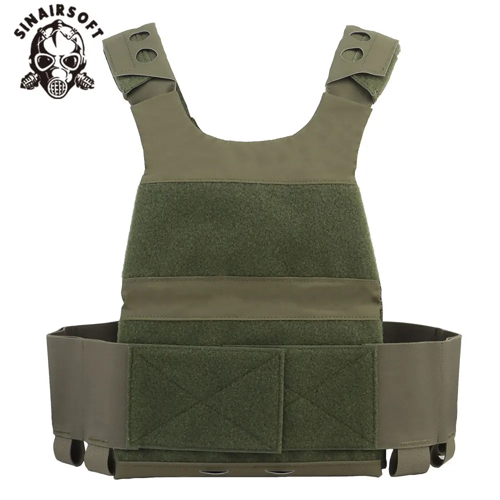 

Tactical Ferro Style FCPC Low Profile Vest Plate Carrier Elastic Cummerbund ITW Buckle Padded Shoulder Strap Hunting Gear