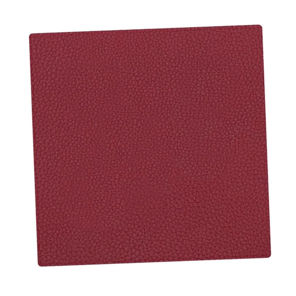 Coasters 6xPU Leather Non- Reusable Coasters / Protective Coasters for Table