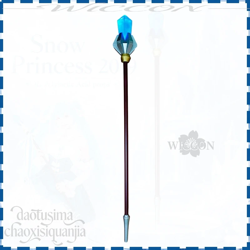 Anime Game Project Sekai Cosplay Mikuu 2019 Snow Not Glowing Staff Magic Magical Props 3D Polylactic Acid Props Accessories 코스프레 - view 4