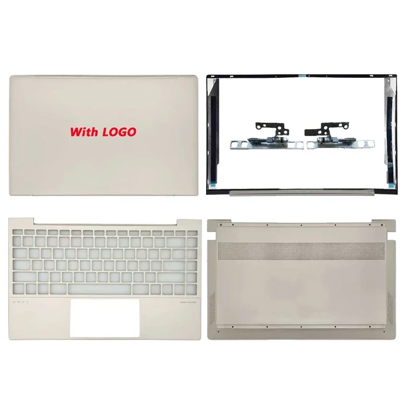 New For HP ENVY 13-BA 13T-BA TPN-C145 Laptop LCD Back Cover Front Bezel Upper Palmrest Bottom Base Case Keyboard Hinges