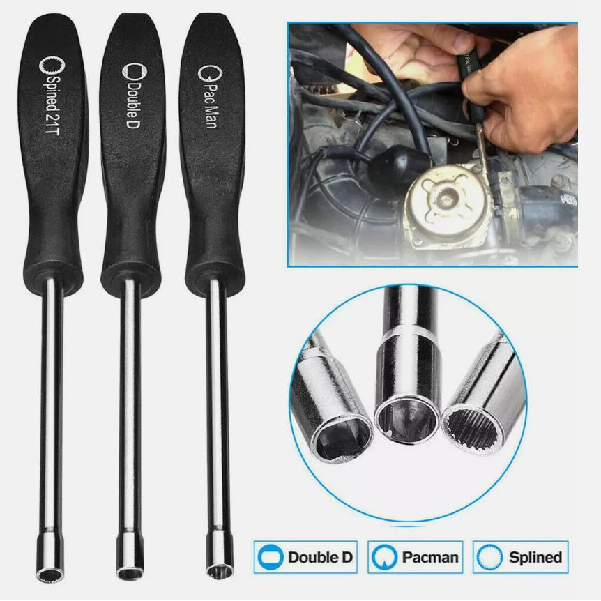 

3Pcs Carburetor Screwdriver Adjustment Cleaning Brush Tool Set Kit For Poulan Husqvarna Craftsman Repair Tool For Craftsman Engine Trimmer Weedeater Chainsaw