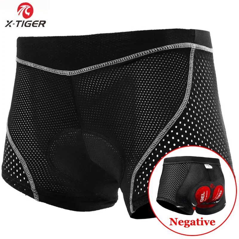 AliExpress X-TIGER X-Tiger Cycling Underwear Pro 5D Gel Pad Shockproof Cycling Underpant Upgrade Padded Mountain Bicycle Shorts Bike Underwear
