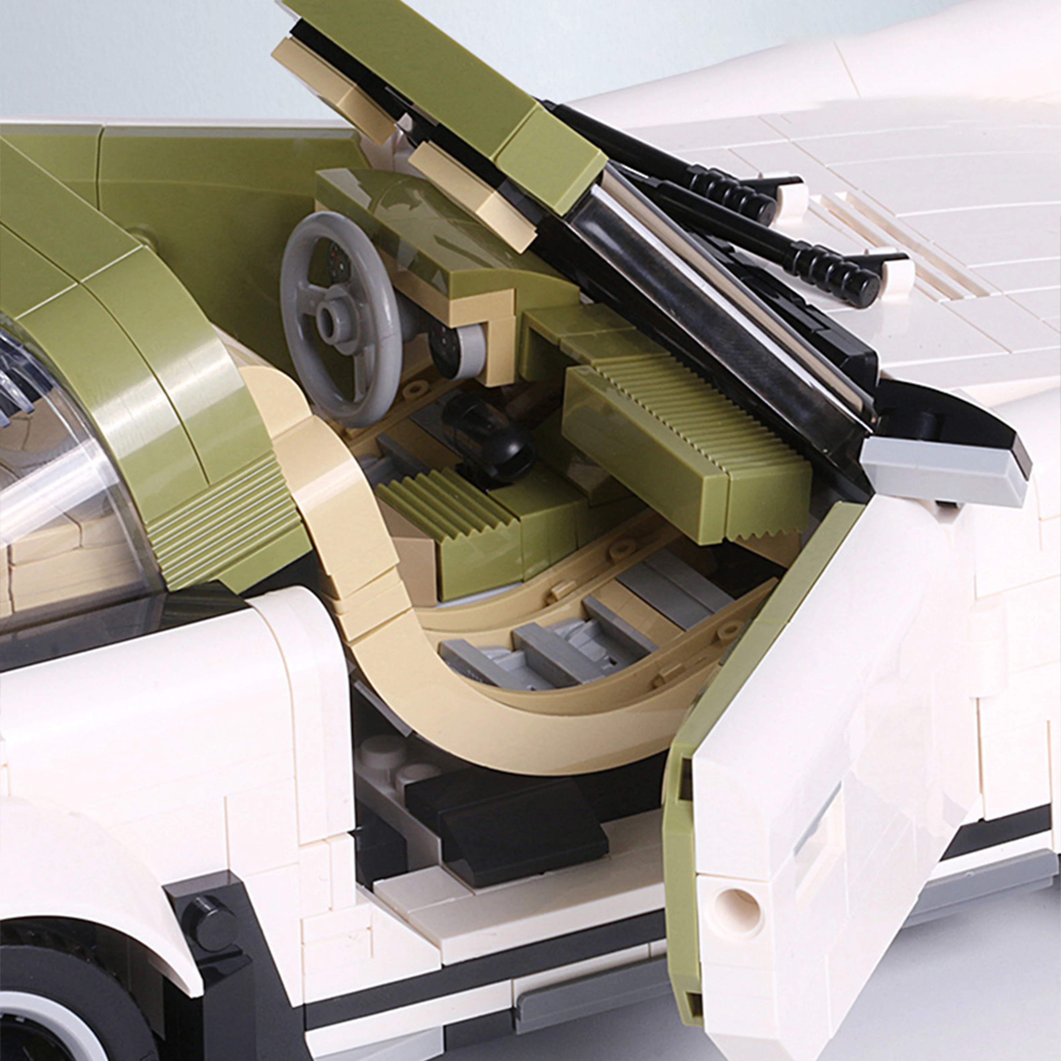 911 نمط السوبر اللبنات التحكم عن بعد سباق السيارات نموذج DIY تجميع لعبة هدية للأولاد #5