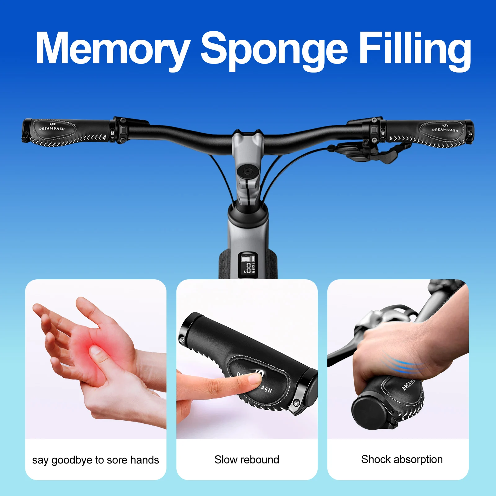 مقابض دراجة هوائية مريحة بتصمي - مراجعة Bell Handlebar Ring وسعره