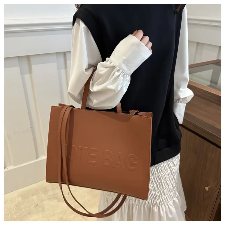 Einfache Vintage-Tragetaschen aus Pu-Leder für Damen, lässige Mode, einzelne Schulter-Cross-Body-Taschen, Handtasche für Damen zum Arbeitseinkaufen – Detail 11