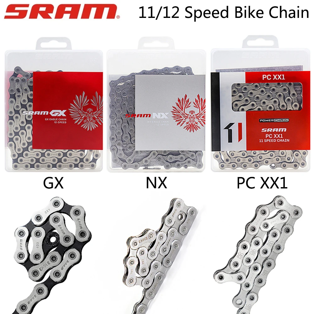 

SRAM GX NX PC XX1 Eagle Bicycle Chain 11/12 Speed 118L 126L Chain 11V 12V Current Ultralight MTB Road Bike Chain Original Parts