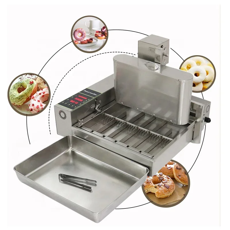 Automatic Donut Making Machine For Commercial Catering Donut Deep Fryer Machine For Bakery Party Food