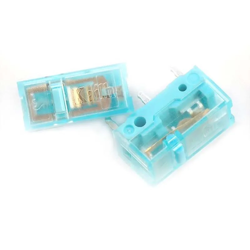 10PCS Kailh mouse micro switch features rapid key rebound, moderate force, and a crisp, quiet click without excessive noise