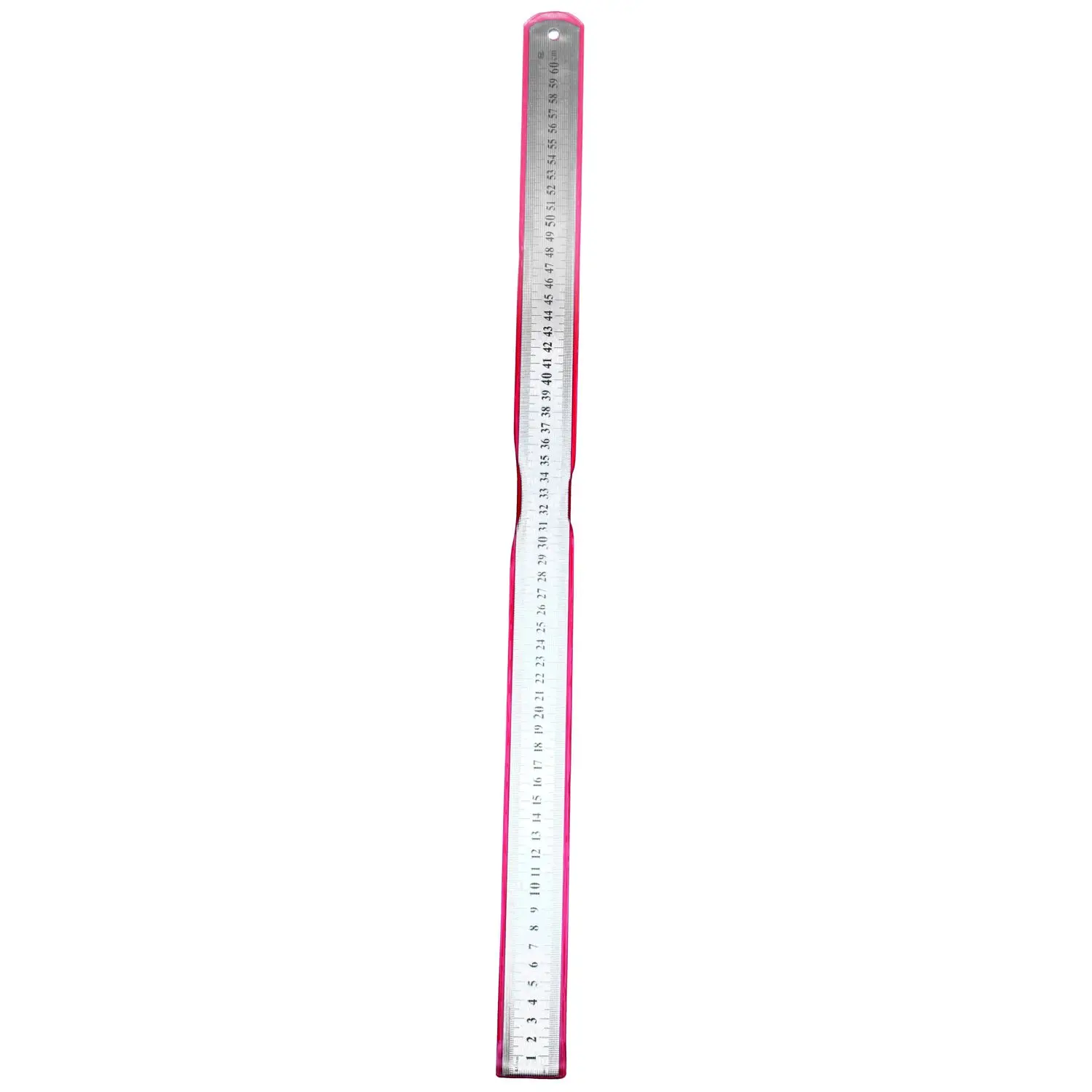 Stainless Steel Double Side Measuring Straight Edge Ruler 60cm/24