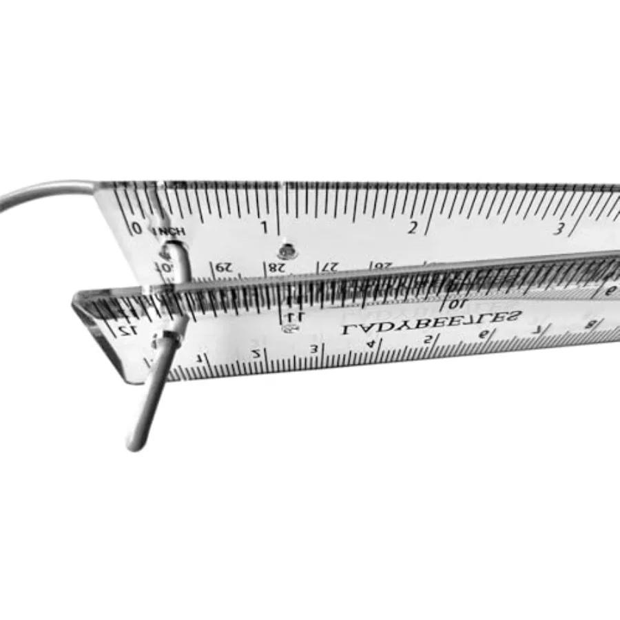 حزمة مسطرة قابلة للطي بتصميم مبتكر 1 تتطول إلى طول 30 12 بوصة عند طية ذلك بشكل مريح يقلل إلى حجم صغير مكون من 1 #5