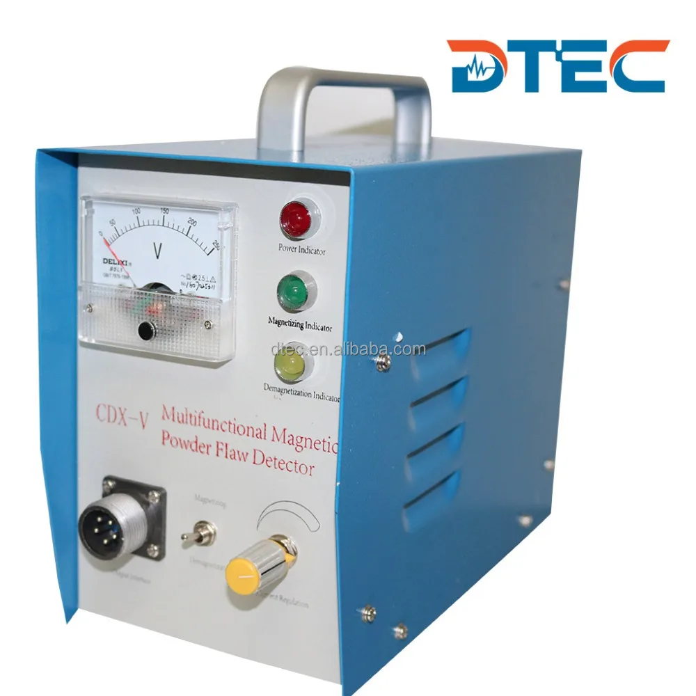 DTEC CDX-V Magnetic Flaw Detector,Multi-functional,with demagnetizing function,A,D,E,O four types of selectable probe